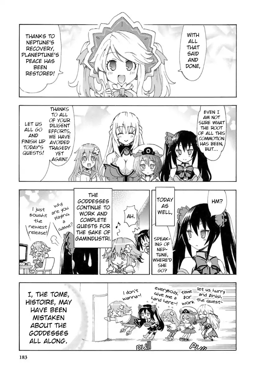 Choujigen Game Neptune - Megami Tsuushin Chapter 37 page 17 - Chapter 37: Hold the Reset Button When Turning the Power Off