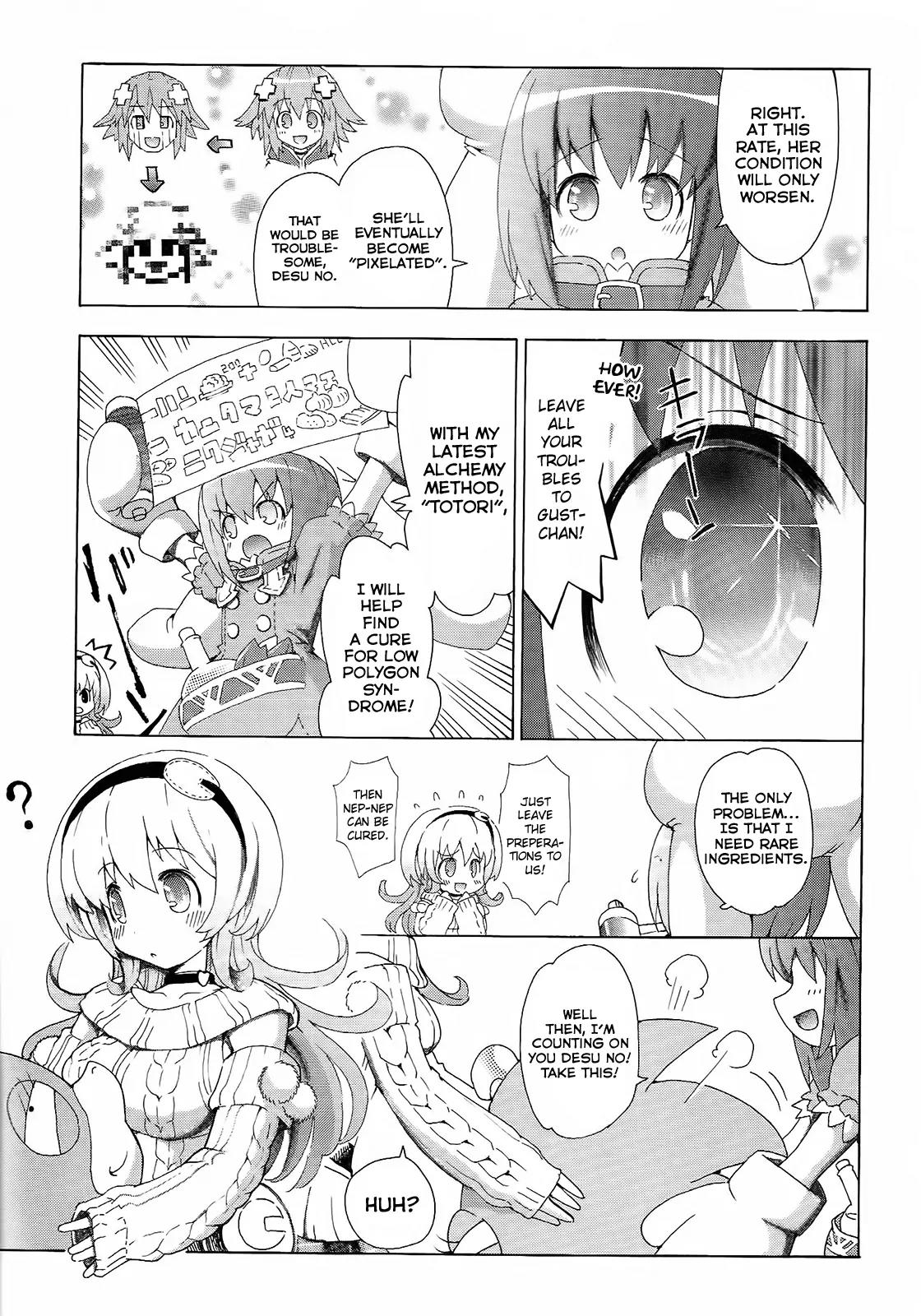 Choujigen Game Neptune - Megami Tsuushin Chapter 4 page 7 - Chapter 4: A Glitch in the HDD