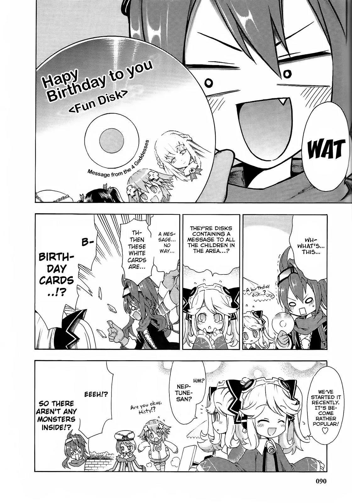 Choujigen Game Neptune - Megami Tsuushin Chapter 5 page 14 - Chapter 5: I Will Never Allow Evil In Gamindustri! Superhero Nippon Ichi!