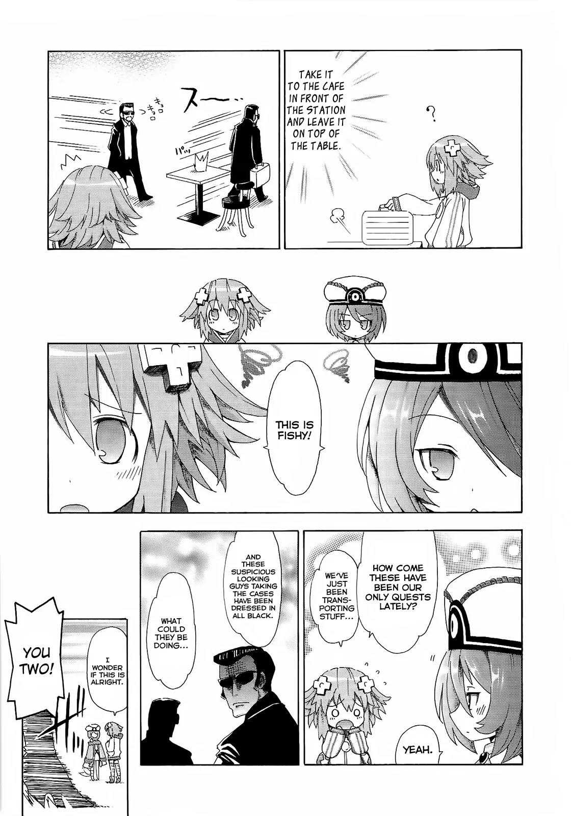 Choujigen Game Neptune - Megami Tsuushin Chapter 5 page 3 - Chapter 5: I Will Never Allow Evil In Gamindustri! Superhero Nippon Ichi!
