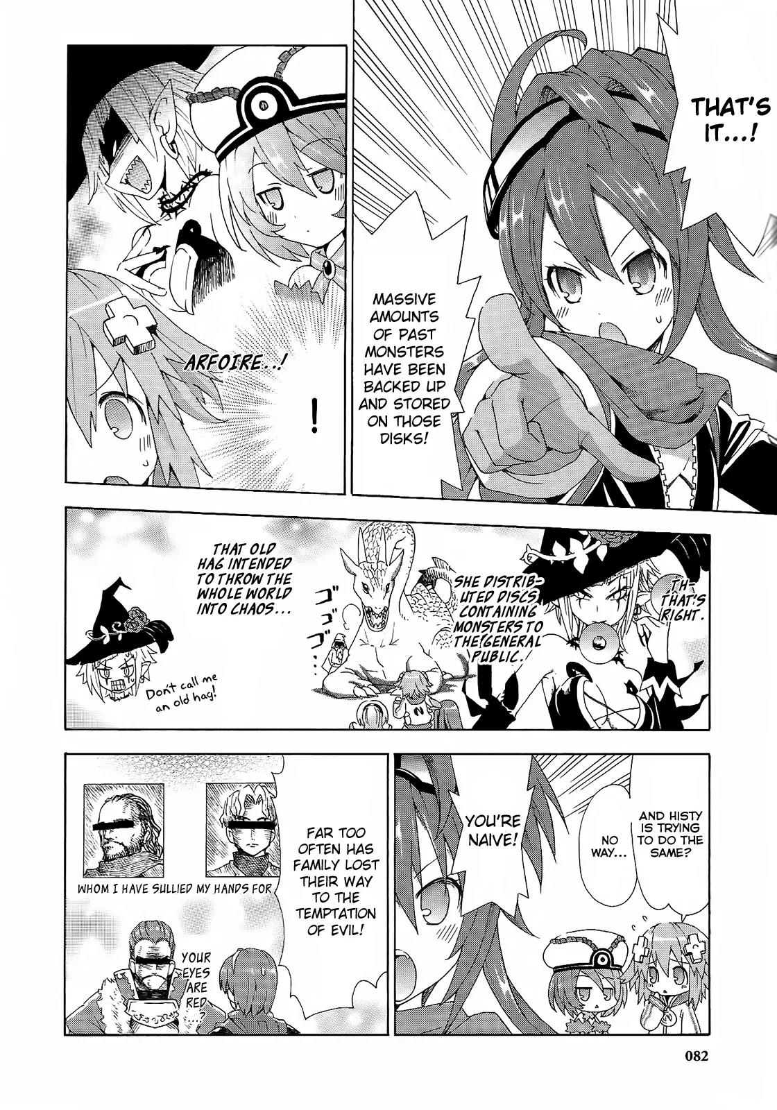 Choujigen Game Neptune - Megami Tsuushin Chapter 5 page 6 - Chapter 5: I Will Never Allow Evil In Gamindustri! Superhero Nippon Ichi!