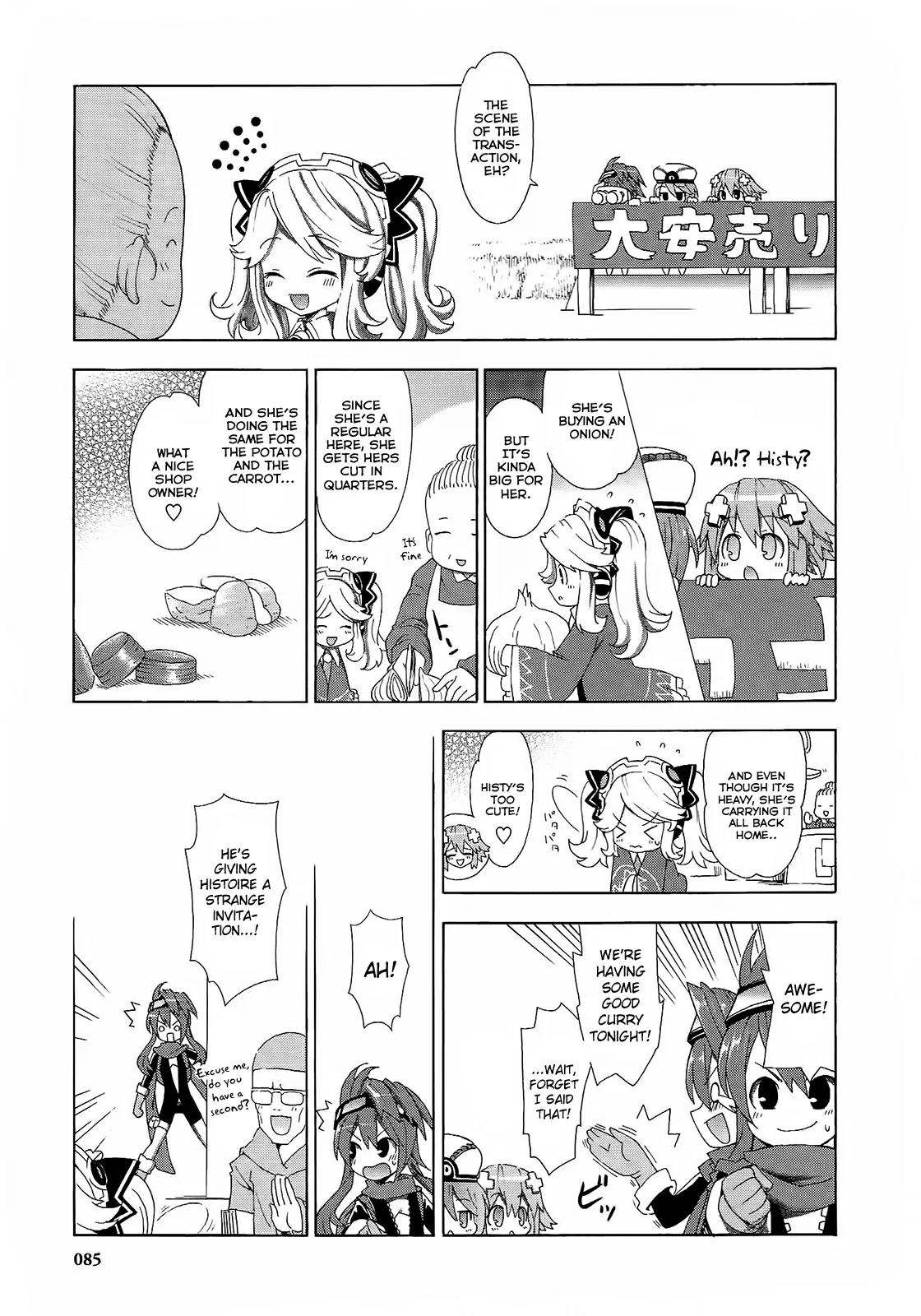 Choujigen Game Neptune - Megami Tsuushin Chapter 5 page 9 - Chapter 5: I Will Never Allow Evil In Gamindustri! Superhero Nippon Ichi!