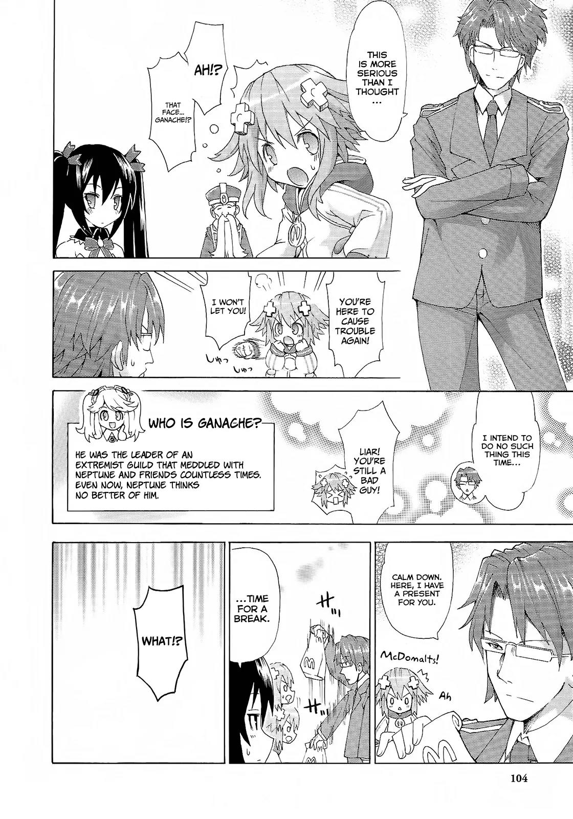 Choujigen Game Neptune - Megami Tsuushin Chapter 6 page 10 - Chapter 6: The Hacking of Lastation Part One