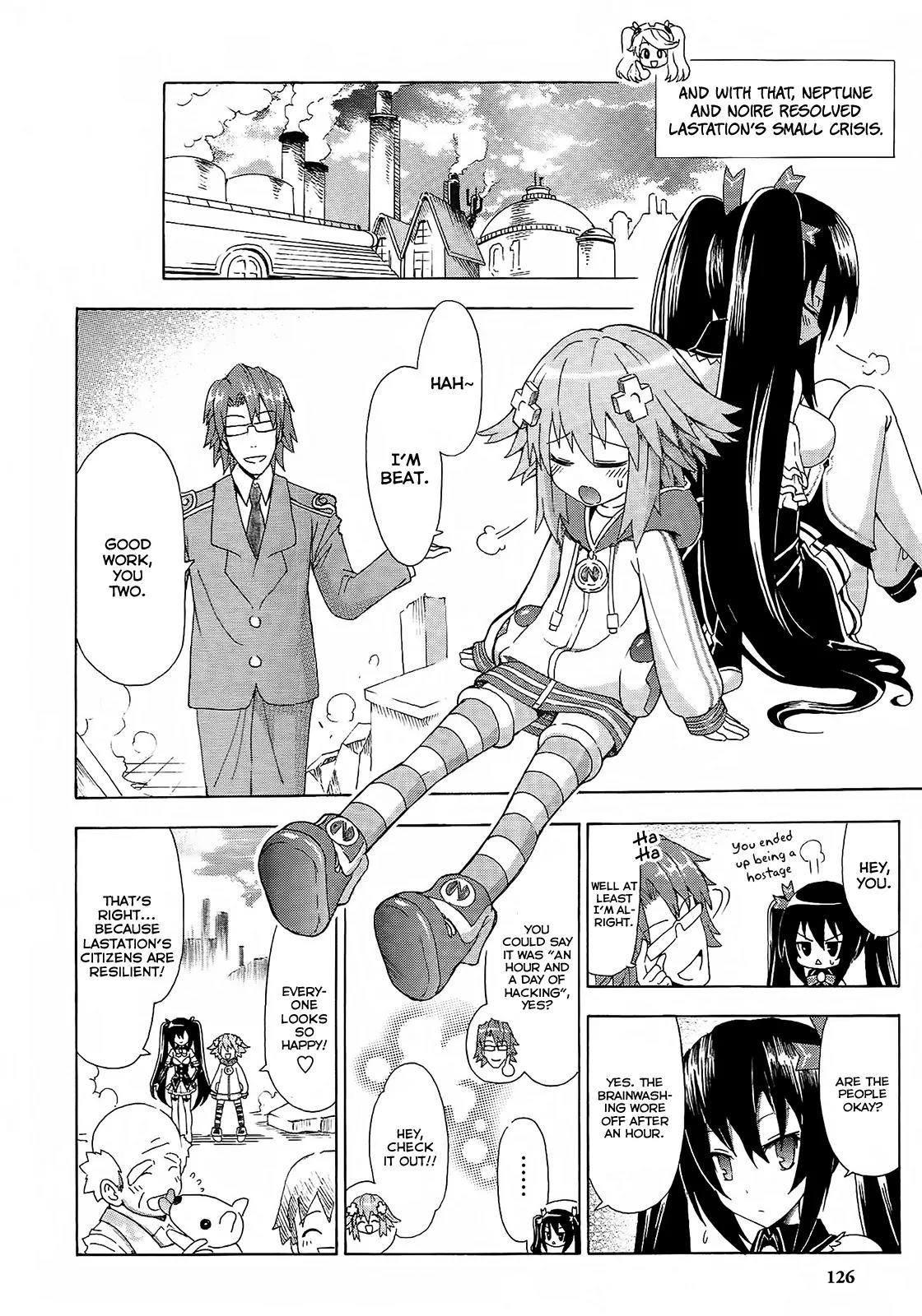 Choujigen Game Neptune - Megami Tsuushin Chapter 7 page 14 - Chapter 7: The Hacking of Lastation Part Two