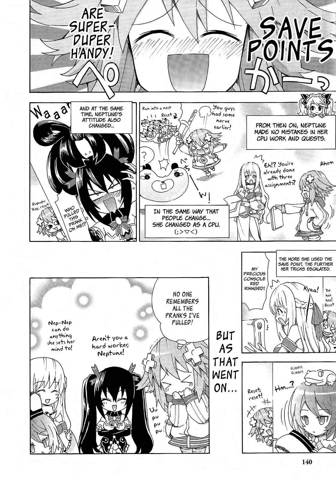 Choujigen Game Neptune - Megami Tsuushin Chapter 8 page 10 - Chapter 8: Save Often ♡