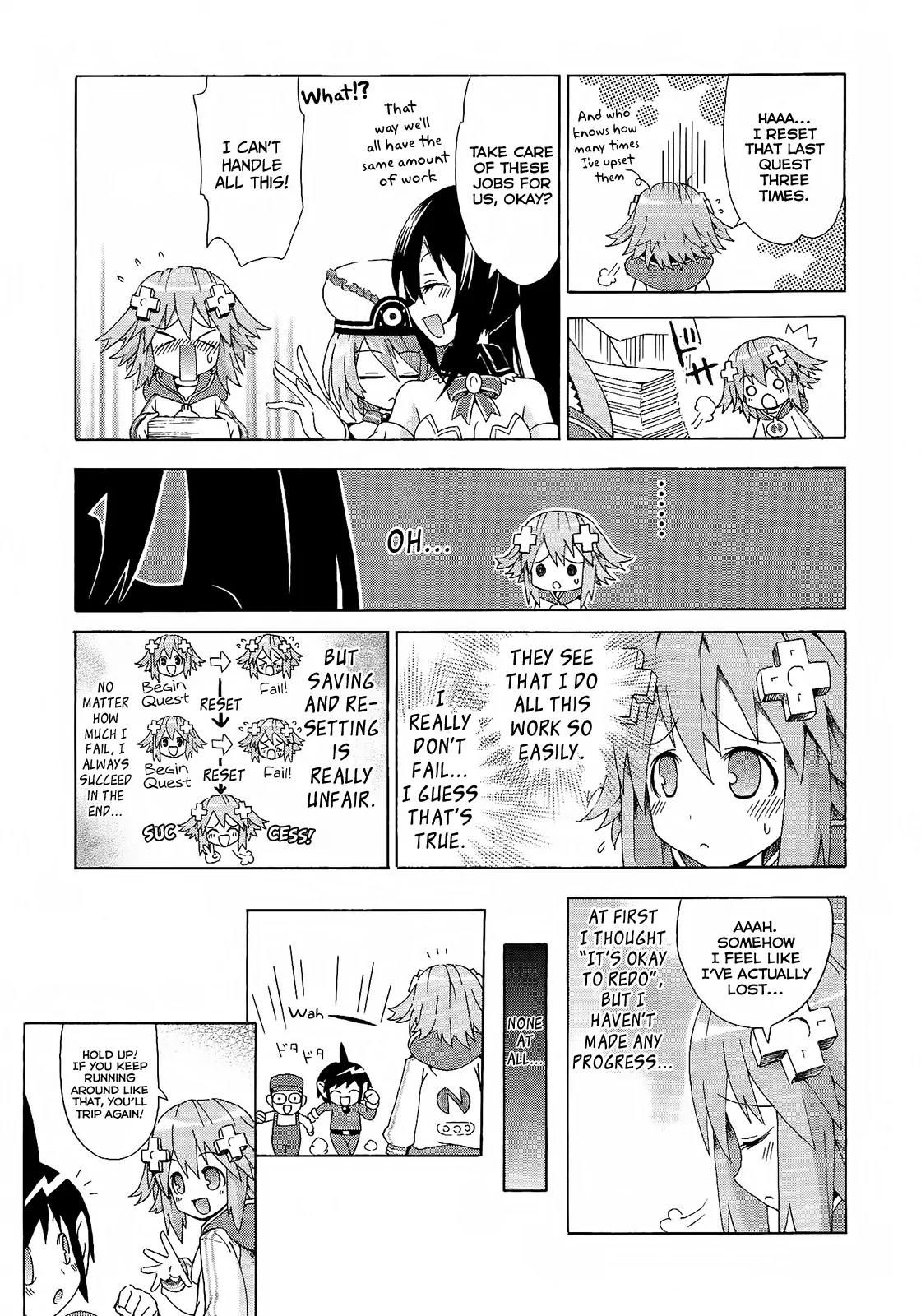 Choujigen Game Neptune - Megami Tsuushin Chapter 8 page 11 - Chapter 8: Save Often ♡