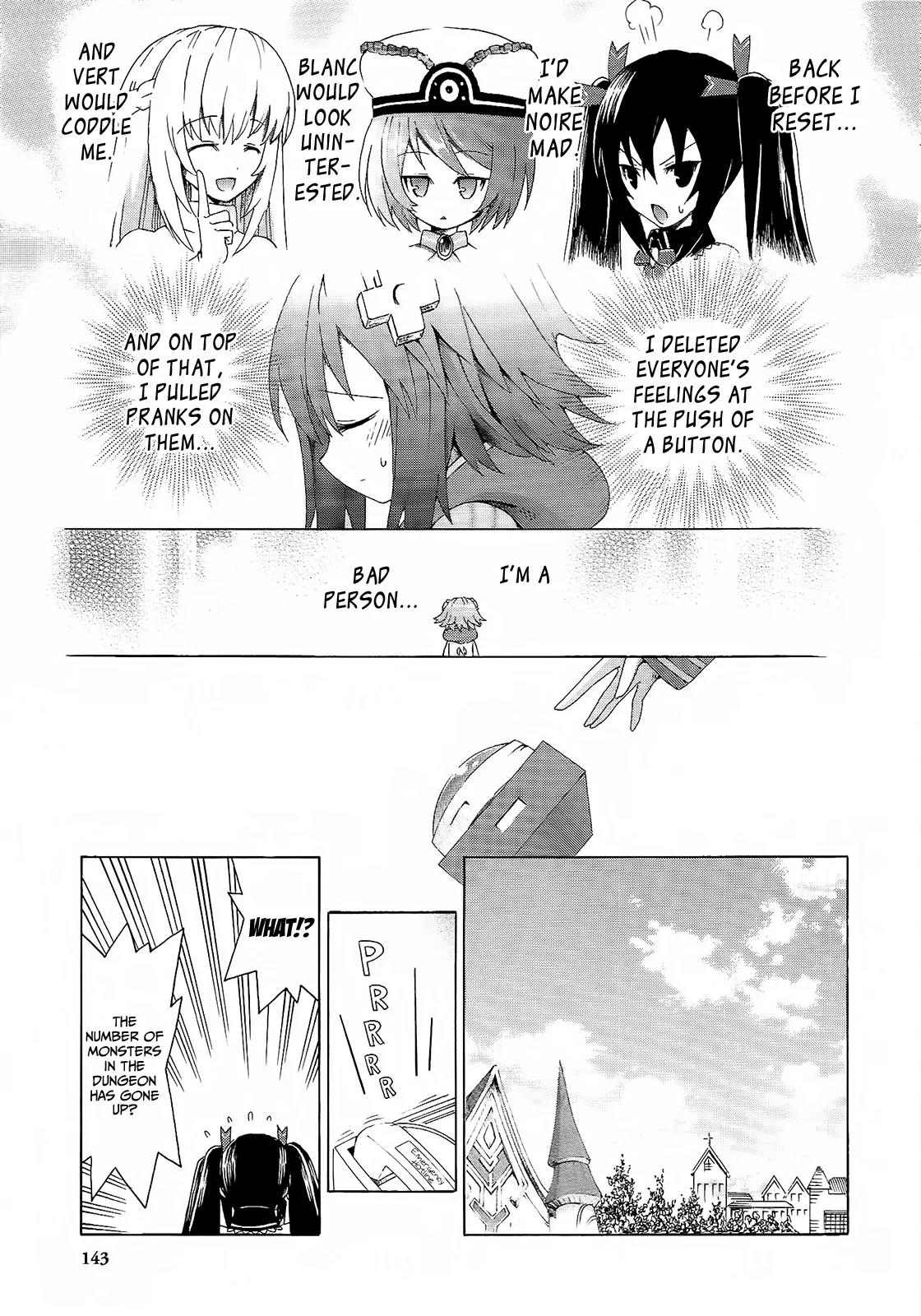 Choujigen Game Neptune - Megami Tsuushin Chapter 8 page 13 - Chapter 8: Save Often ♡