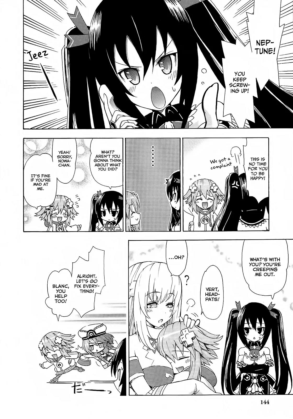 Choujigen Game Neptune - Megami Tsuushin Chapter 8 page 14 - Chapter 8: Save Often ♡
