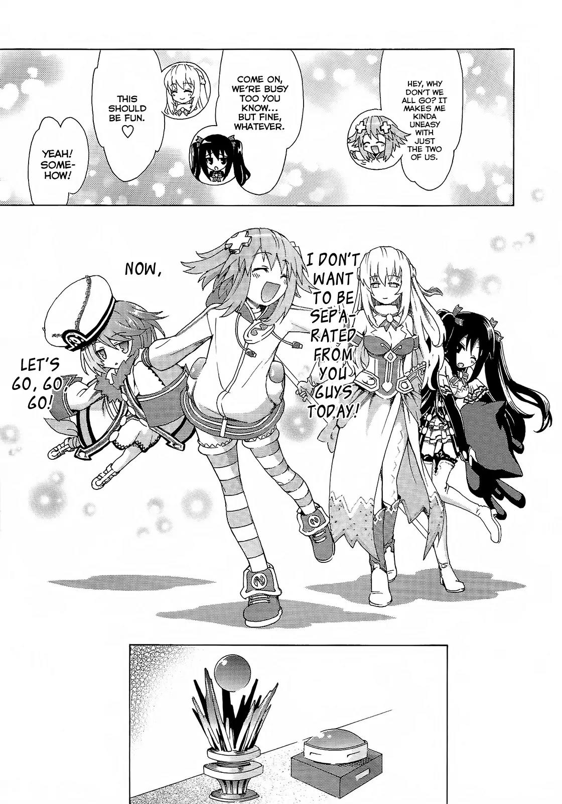 Choujigen Game Neptune - Megami Tsuushin Chapter 8 page 15 - Chapter 8: Save Often ♡