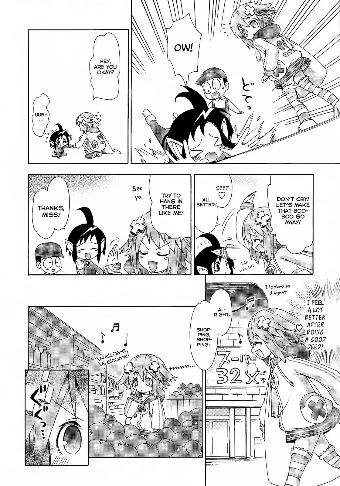 Choujigen Game Neptune - Megami Tsuushin Chapter 8 page 8 - Chapter 8: Save Often ♡