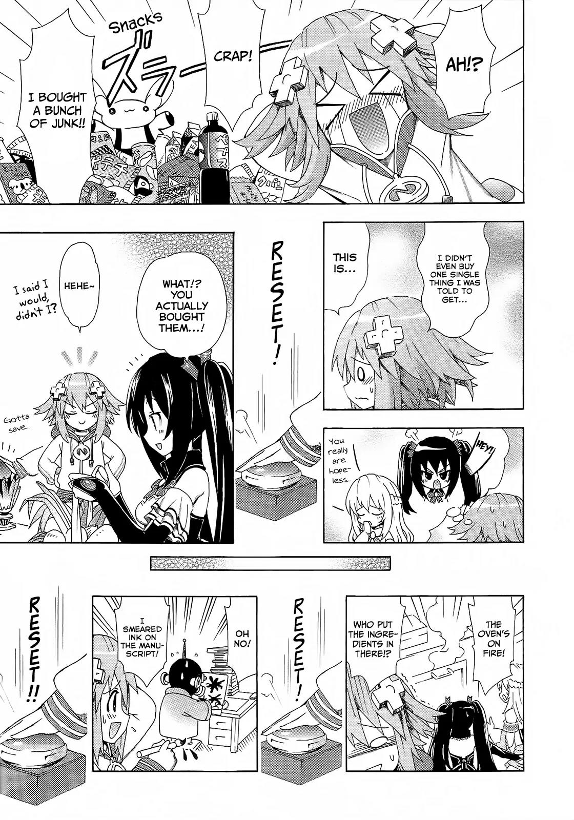 Choujigen Game Neptune - Megami Tsuushin Chapter 8 page 9 - Chapter 8: Save Often ♡