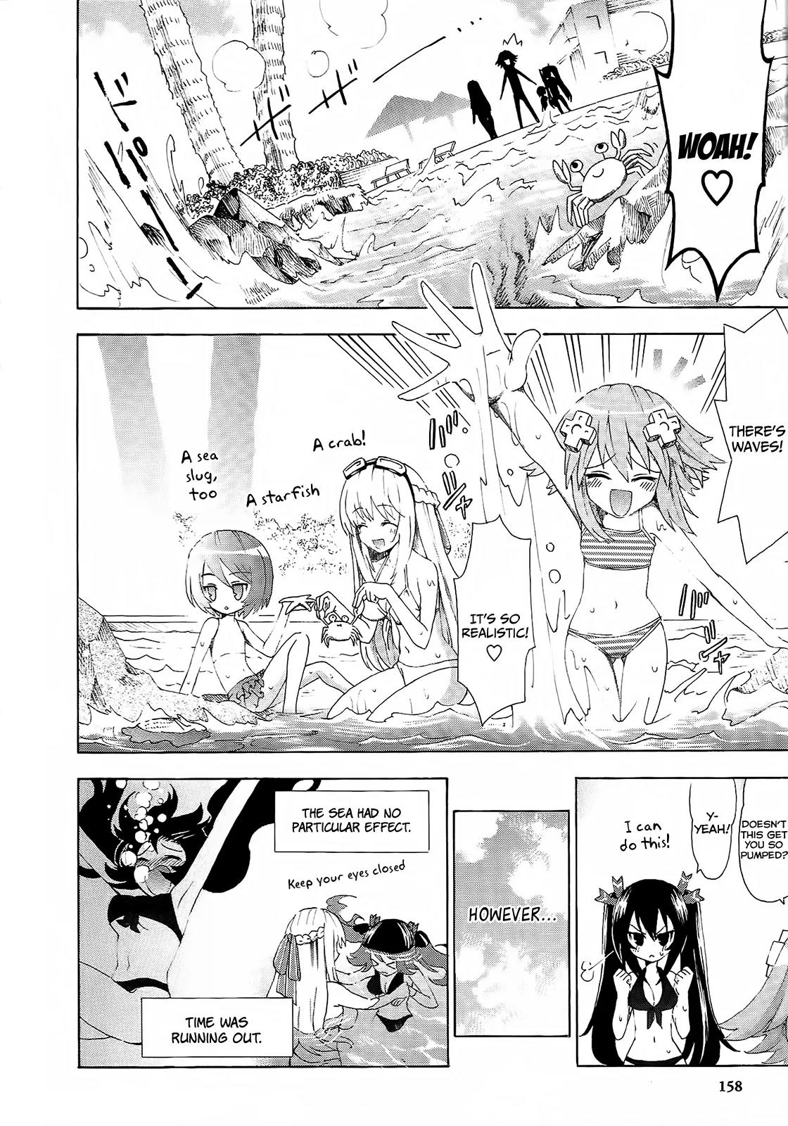 Choujigen Game Neptune - Megami Tsuushin Chapter 9 page 10 - Chapter 9: Ever Blue Exercise