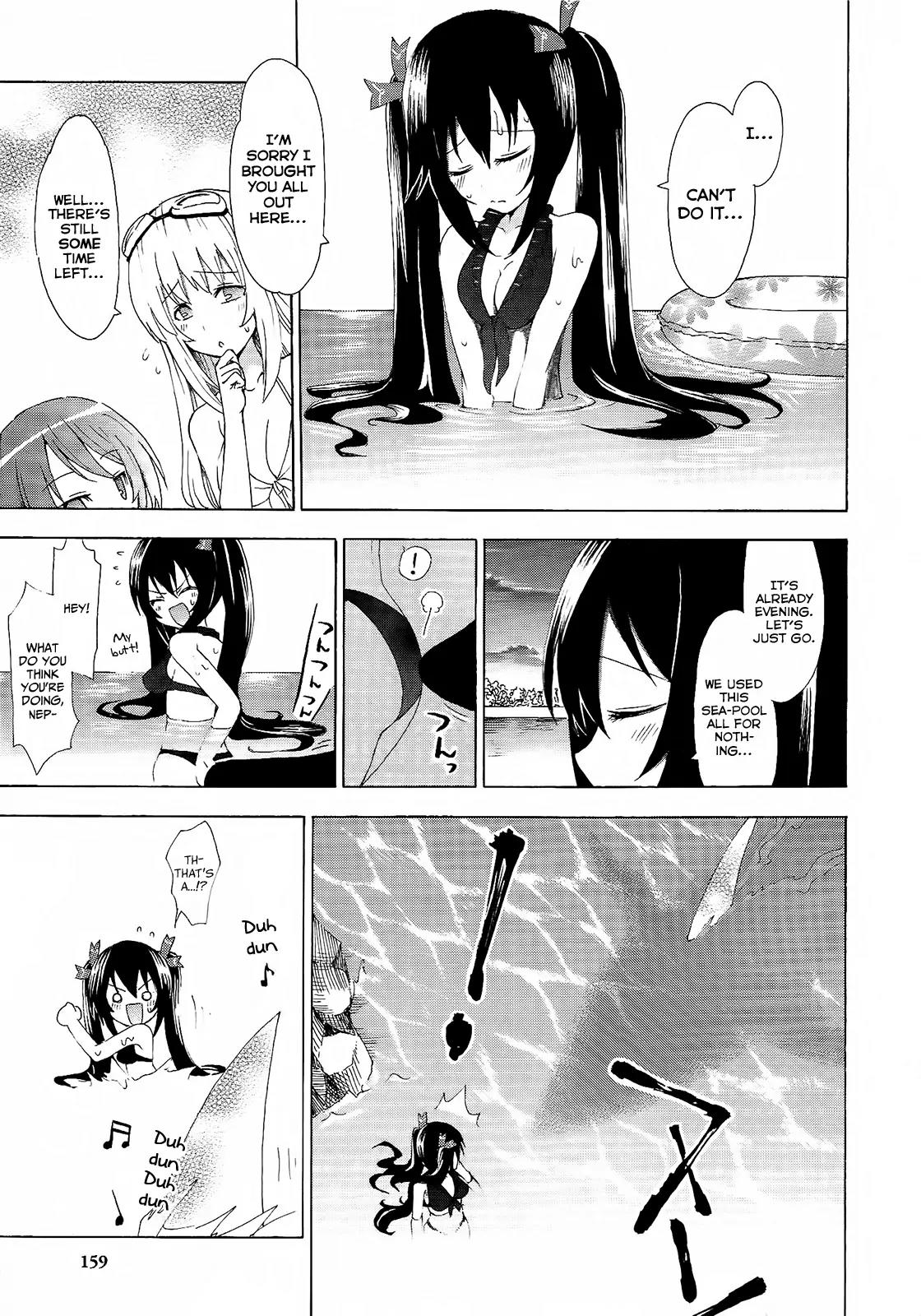 Choujigen Game Neptune - Megami Tsuushin Chapter 9 page 11 - Chapter 9: Ever Blue Exercise