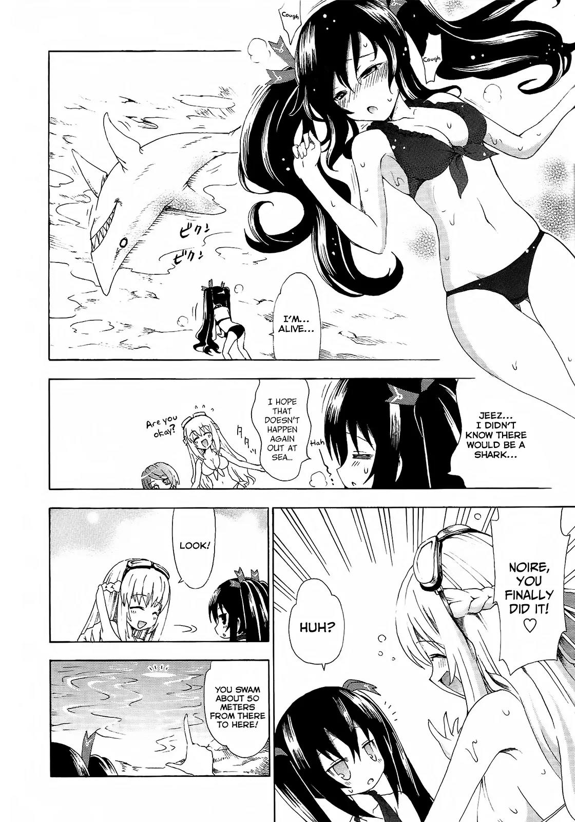Choujigen Game Neptune - Megami Tsuushin Chapter 9 page 14 - Chapter 9: Ever Blue Exercise