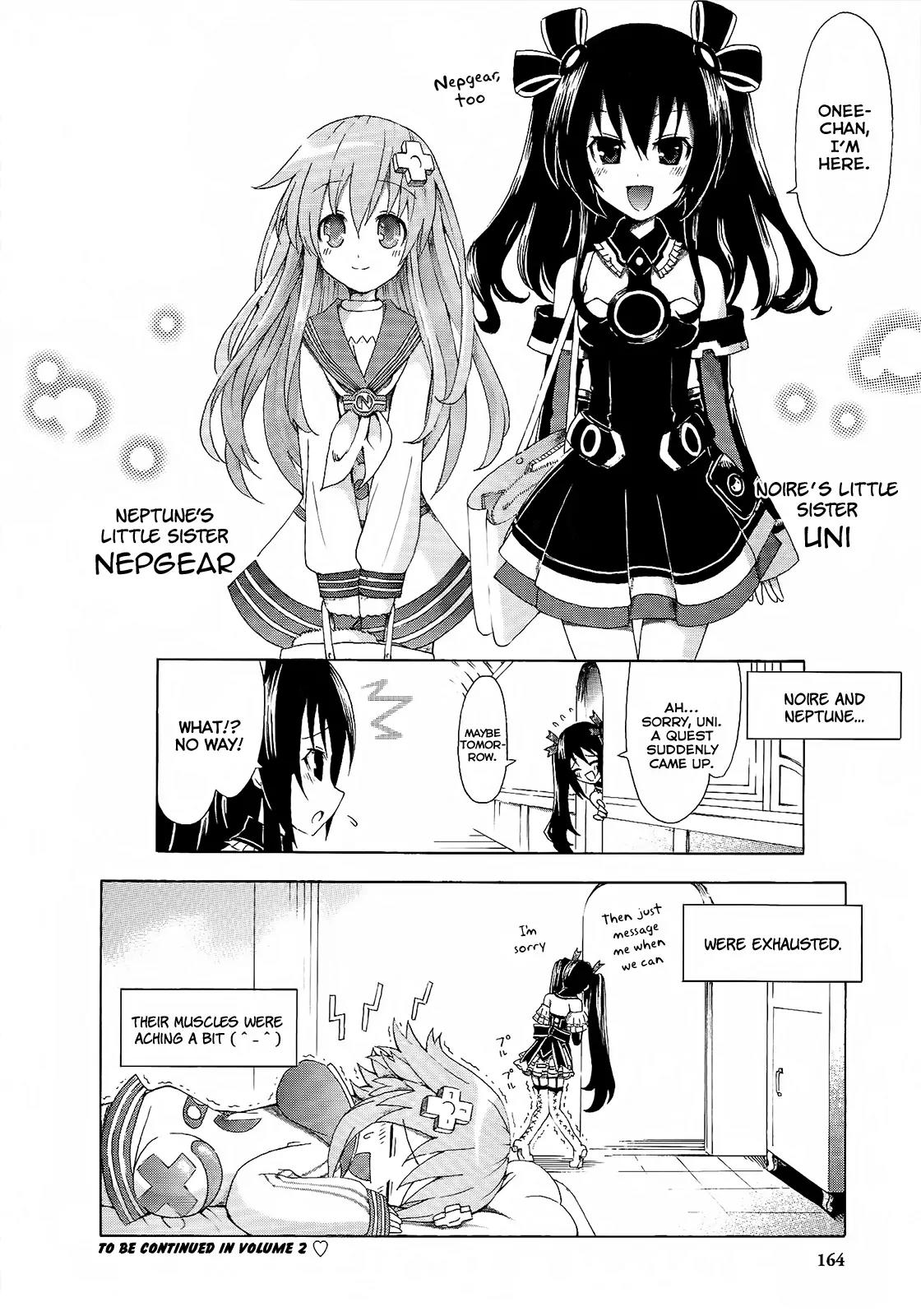 Choujigen Game Neptune - Megami Tsuushin Chapter 9 page 16 - Chapter 9: Ever Blue Exercise