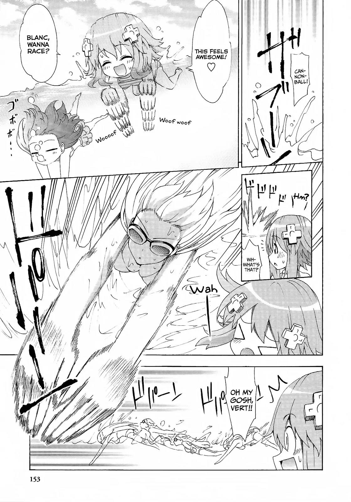 Choujigen Game Neptune - Megami Tsuushin Chapter 9 page 5 - Chapter 9: Ever Blue Exercise