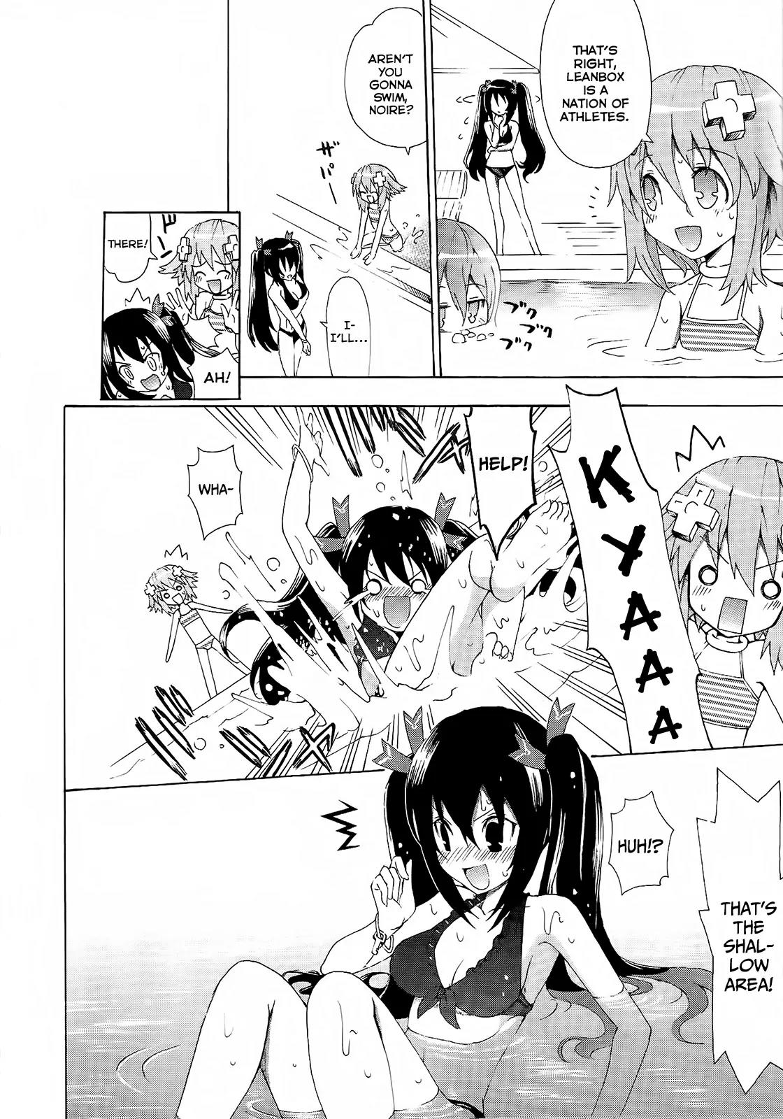 Choujigen Game Neptune - Megami Tsuushin Chapter 9 page 6 - Chapter 9: Ever Blue Exercise
