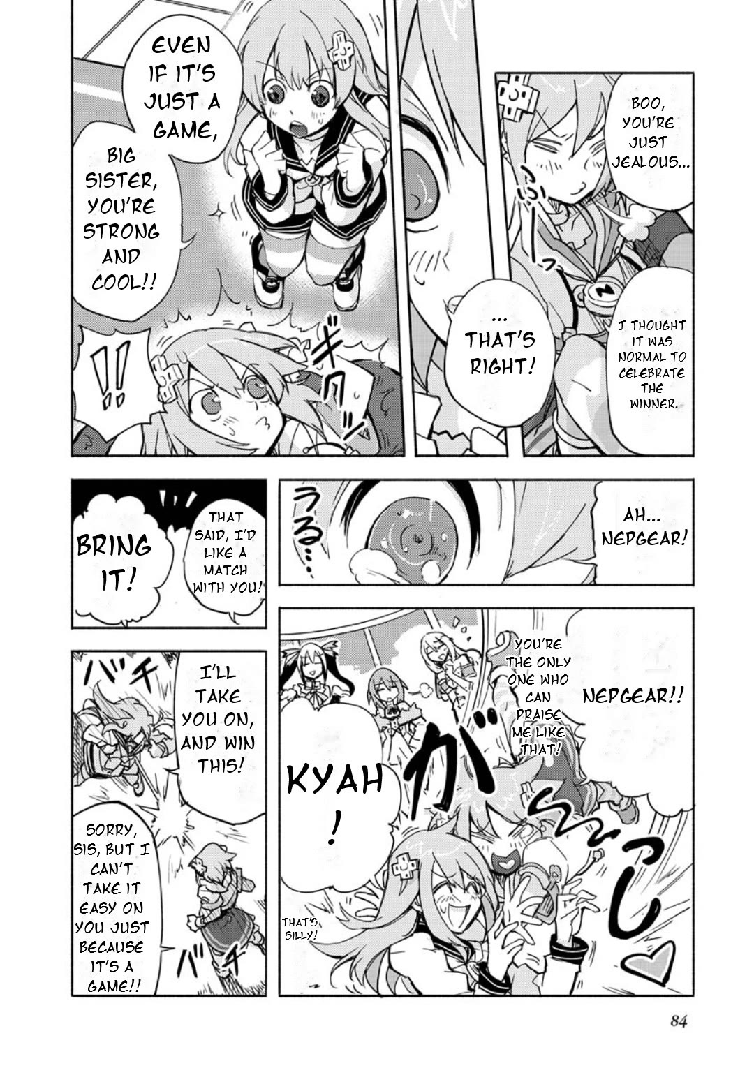 Choujigen Game Neptune: The Animation - Dengeki Comic Anthology Chapter 10 page 3 - Chapter 10: Testing Sisterly Love