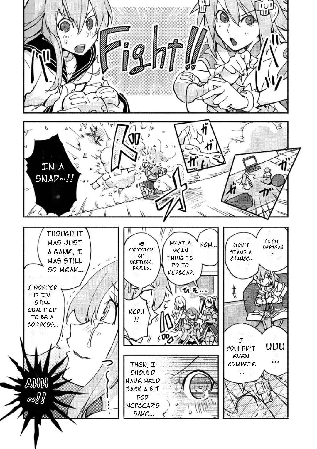 Choujigen Game Neptune: The Animation - Dengeki Comic Anthology Chapter 10 page 4 - Chapter 10: Testing Sisterly Love