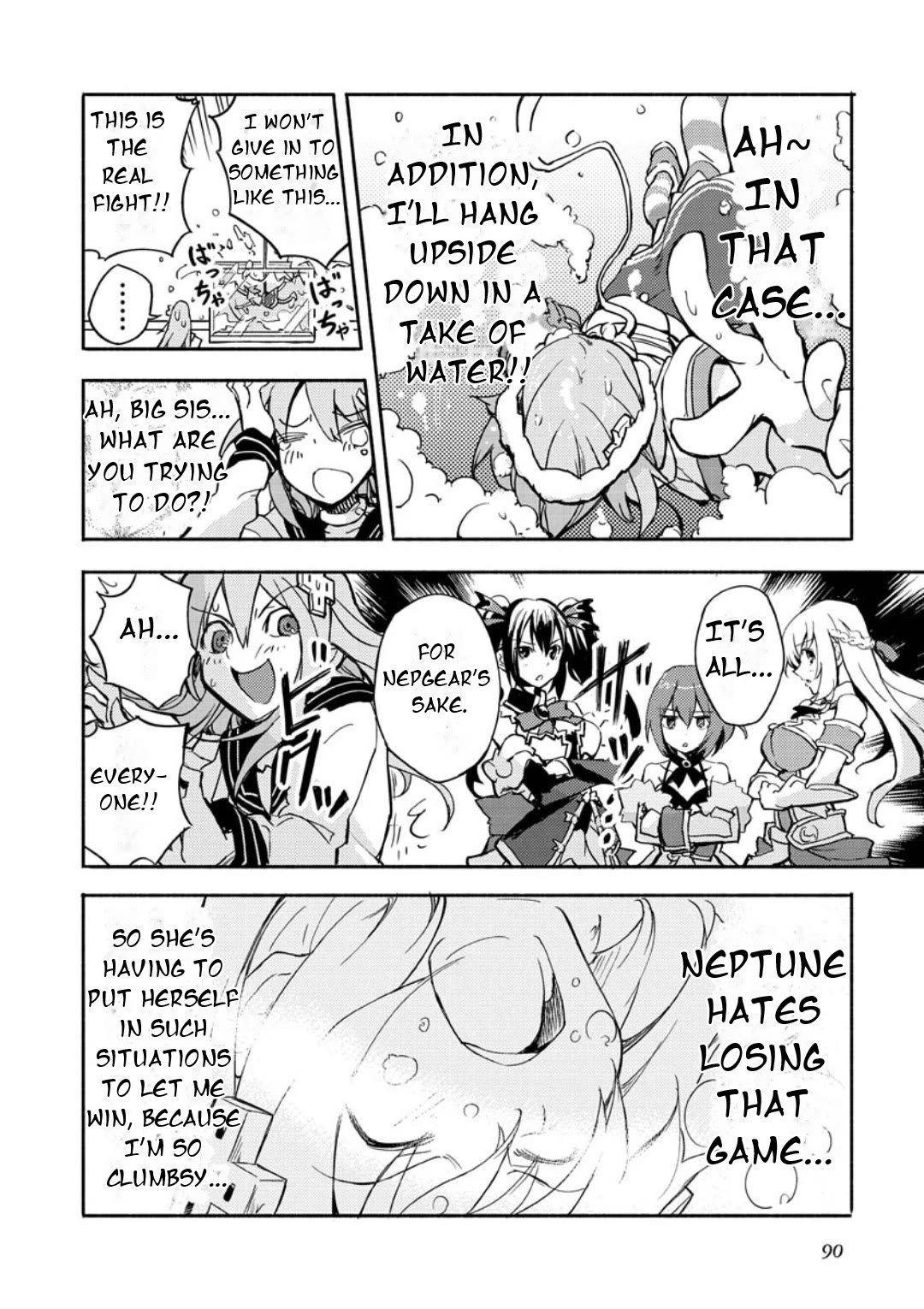 Choujigen Game Neptune: The Animation - Dengeki Comic Anthology Chapter 10 page 9 - Chapter 10: Testing Sisterly Love