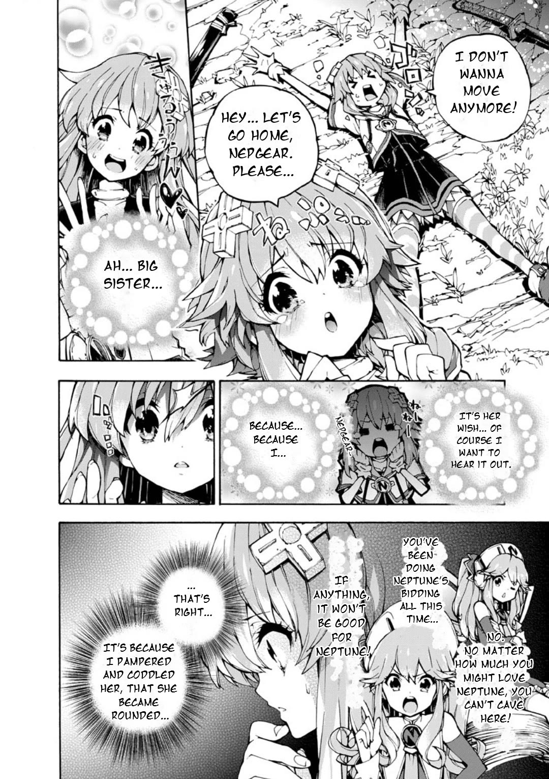 Choujigen Game Neptune: The Animation - Dengeki Comic Anthology Chapter 12 page 11 - Chapter 12: I Love My Big Sister