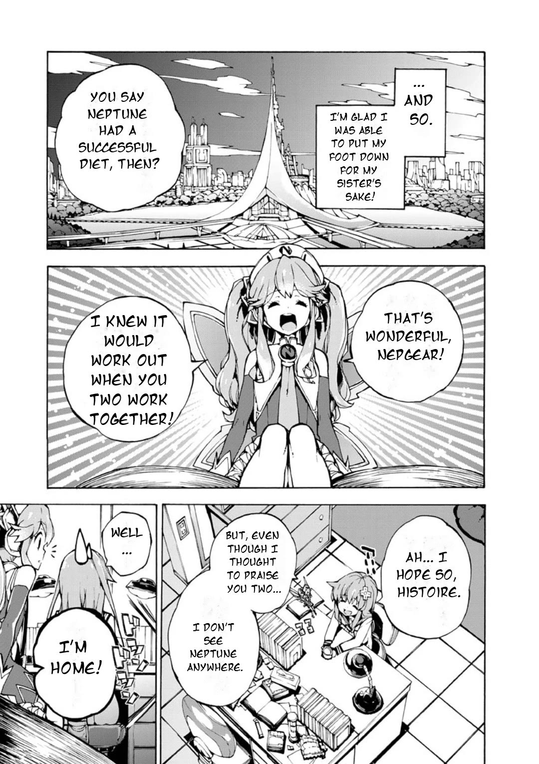 Choujigen Game Neptune: The Animation - Dengeki Comic Anthology Chapter 12 page 14 - Chapter 12: I Love My Big Sister