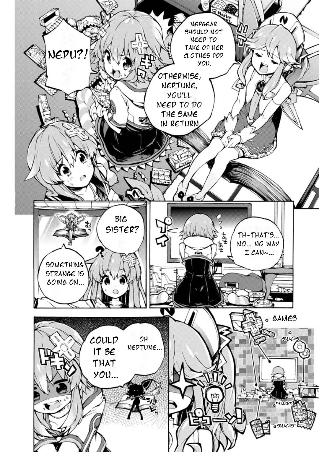 Choujigen Game Neptune: The Animation - Dengeki Comic Anthology Chapter 12 page 7 - Chapter 12: I Love My Big Sister