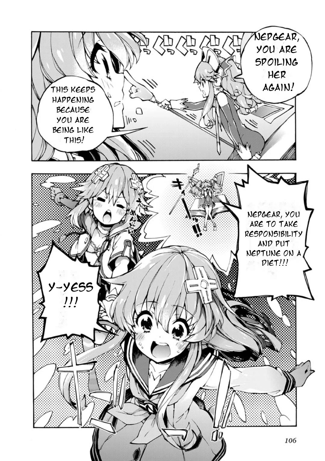 Choujigen Game Neptune: The Animation - Dengeki Comic Anthology Chapter 12 page 9 - Chapter 12: I Love My Big Sister