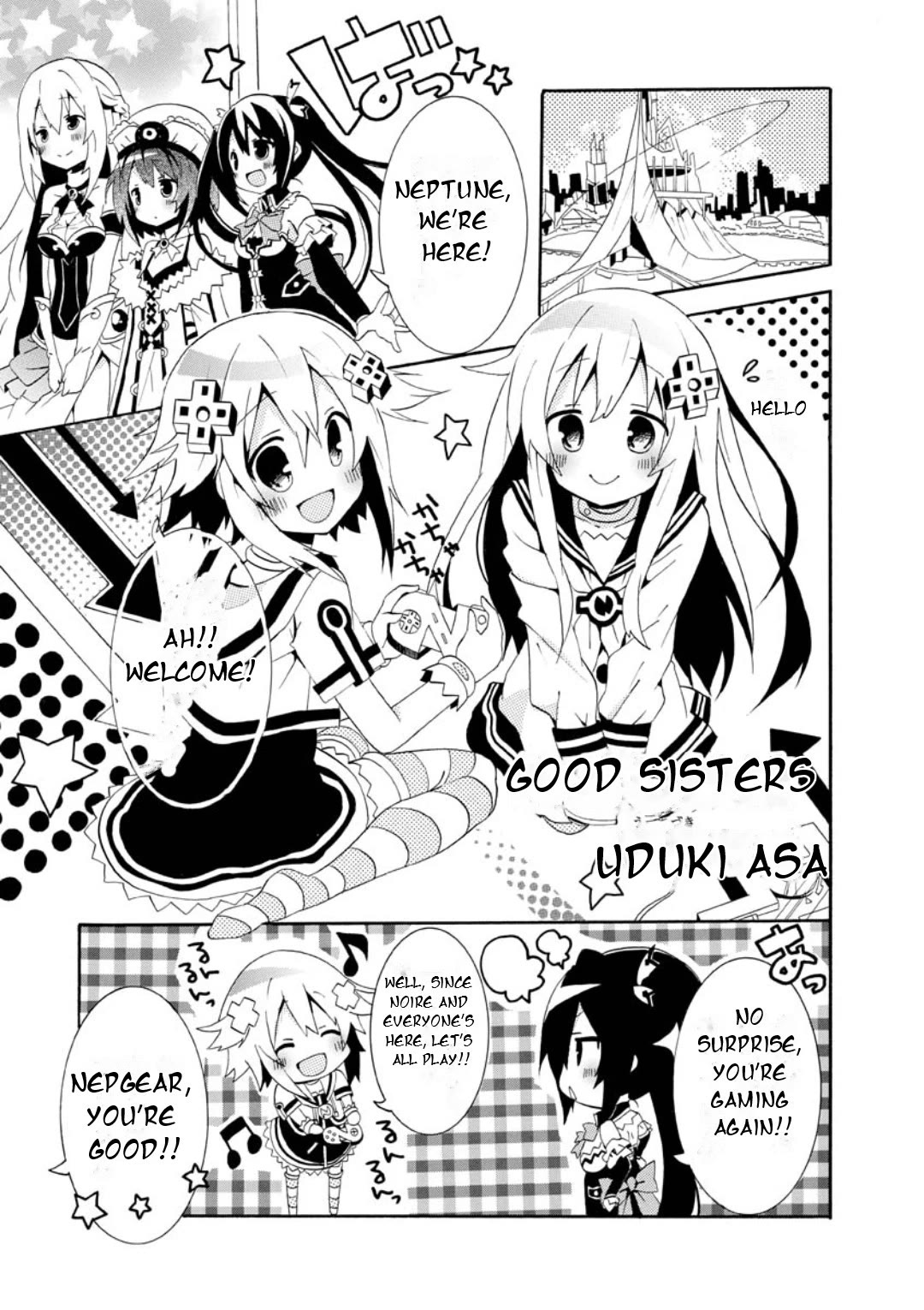 Choujigen Game Neptune: The Animation - Dengeki Comic Anthology Chapter 13 page 2 - Chapter 13: Good Sisters