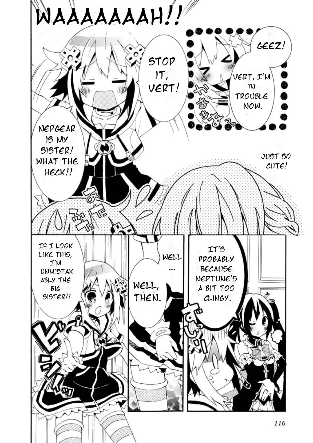 Choujigen Game Neptune: The Animation - Dengeki Comic Anthology Chapter 13 page 5 - Chapter 13: Good Sisters