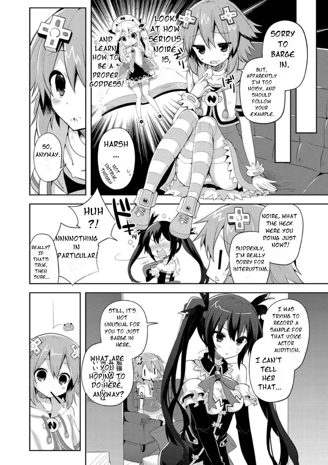 Choujigen Game Neptune: The Animation - Dengeki Comic Anthology Chapter 4 page 3 - Chapter 4: Neptune's Idol Plan
