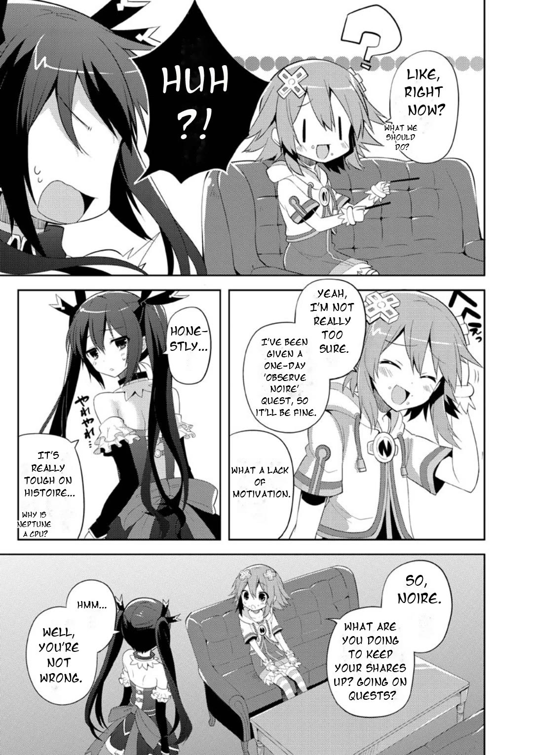 Choujigen Game Neptune: The Animation - Dengeki Comic Anthology Chapter 4 page 4 - Chapter 4: Neptune's Idol Plan