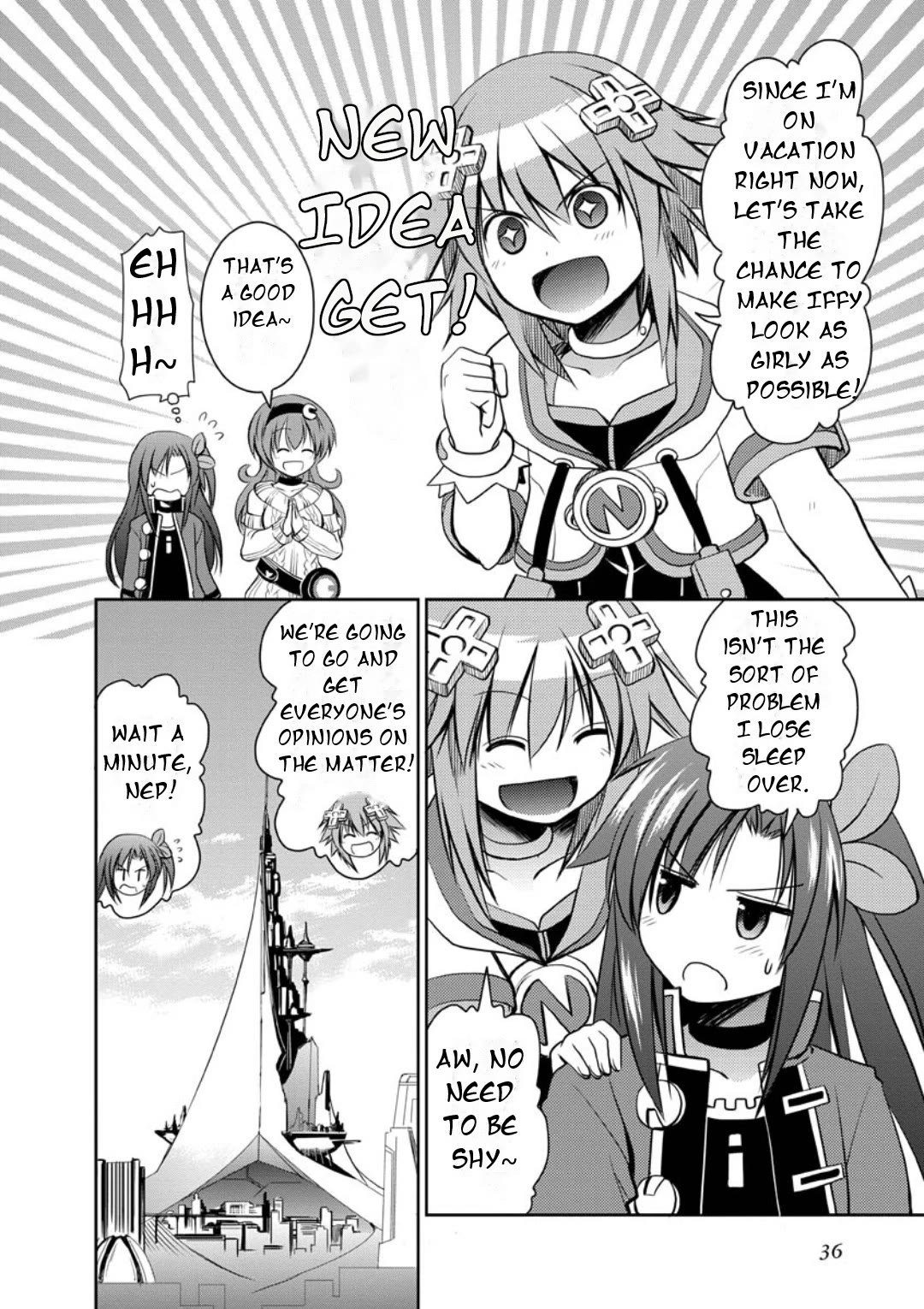 Choujigen Game Neptune: The Animation - Dengeki Comic Anthology Chapter 5 page 3 - Chapter 5: IF's Holiday