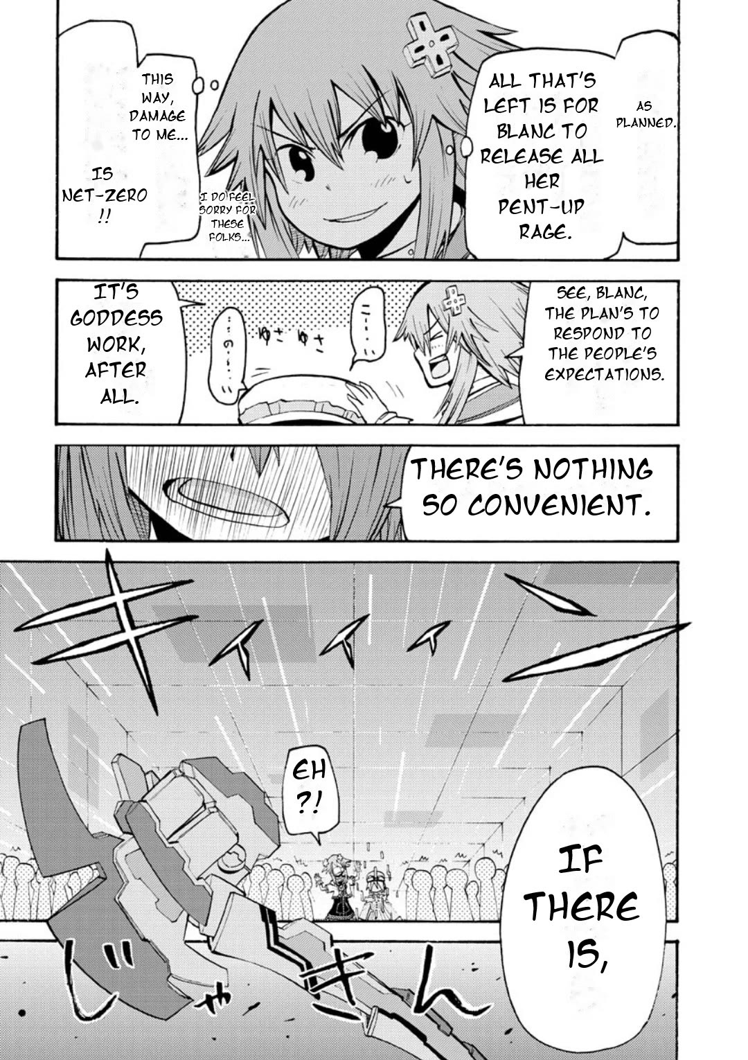 Choujigen Game Neptune: The Animation - Dengeki Comic Anthology Chapter 6 page 10 - Chapter 6: Blanc's Country Affairs!