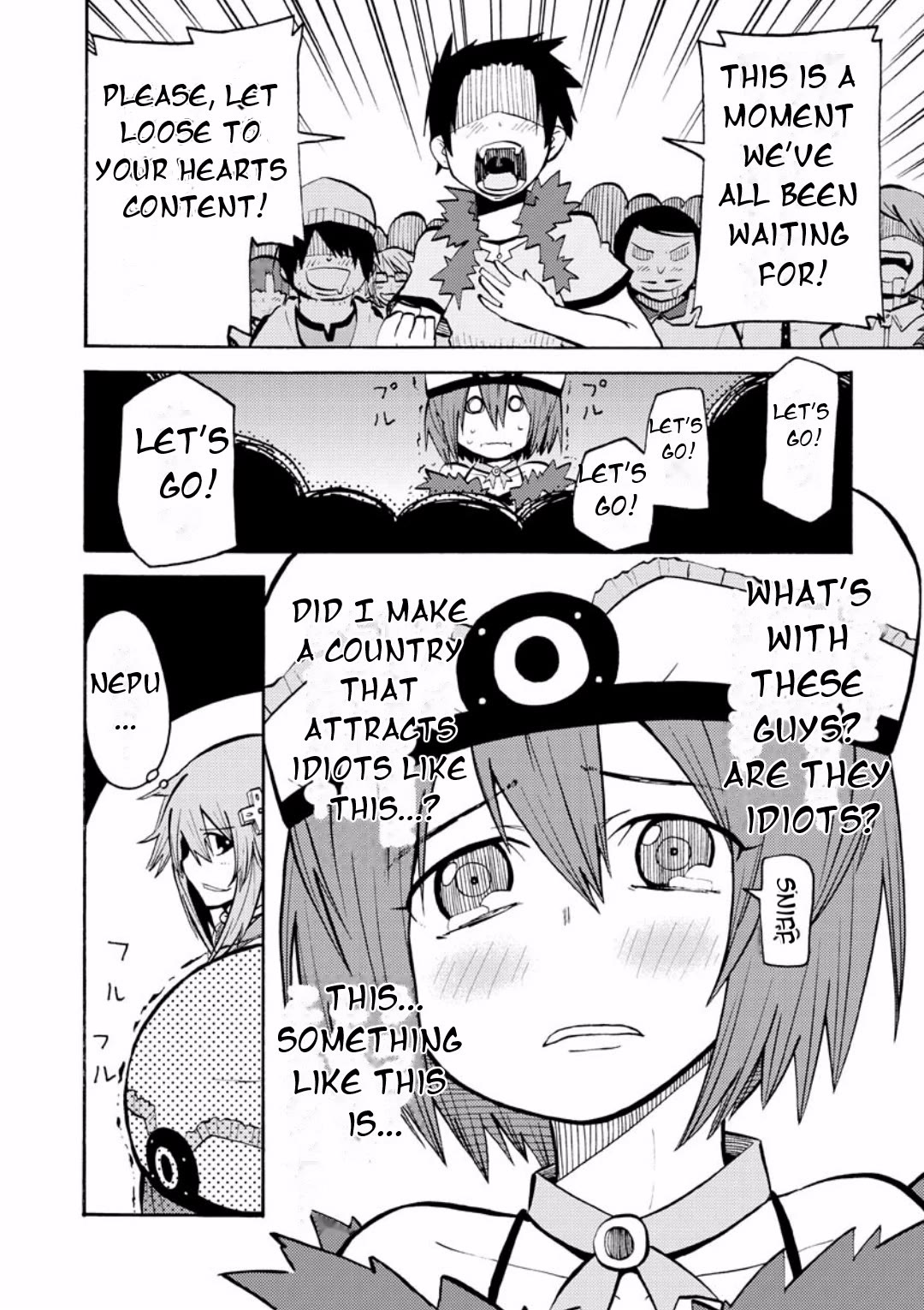Choujigen Game Neptune: The Animation - Dengeki Comic Anthology Chapter 6 page 9 - Chapter 6: Blanc's Country Affairs!