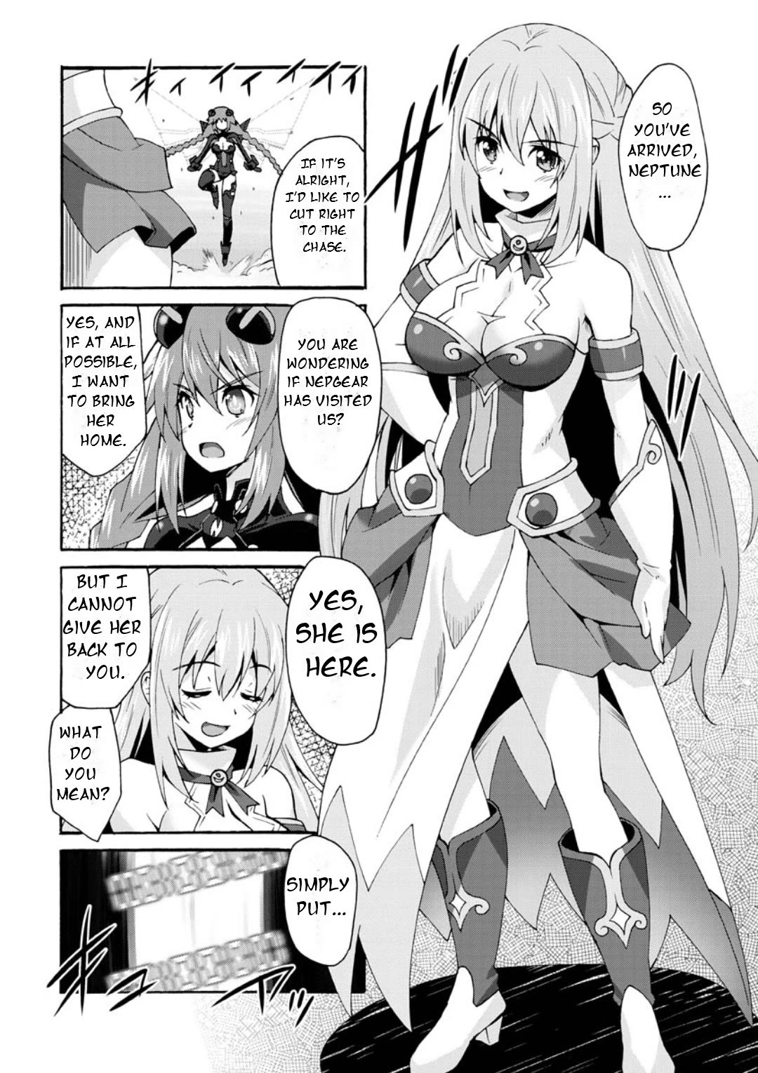 Choujigen Game Neptune: The Animation - Dengeki Comic Anthology Chapter 7 page 6 - Chapter 7: Of Love Between Sisters and Greenery