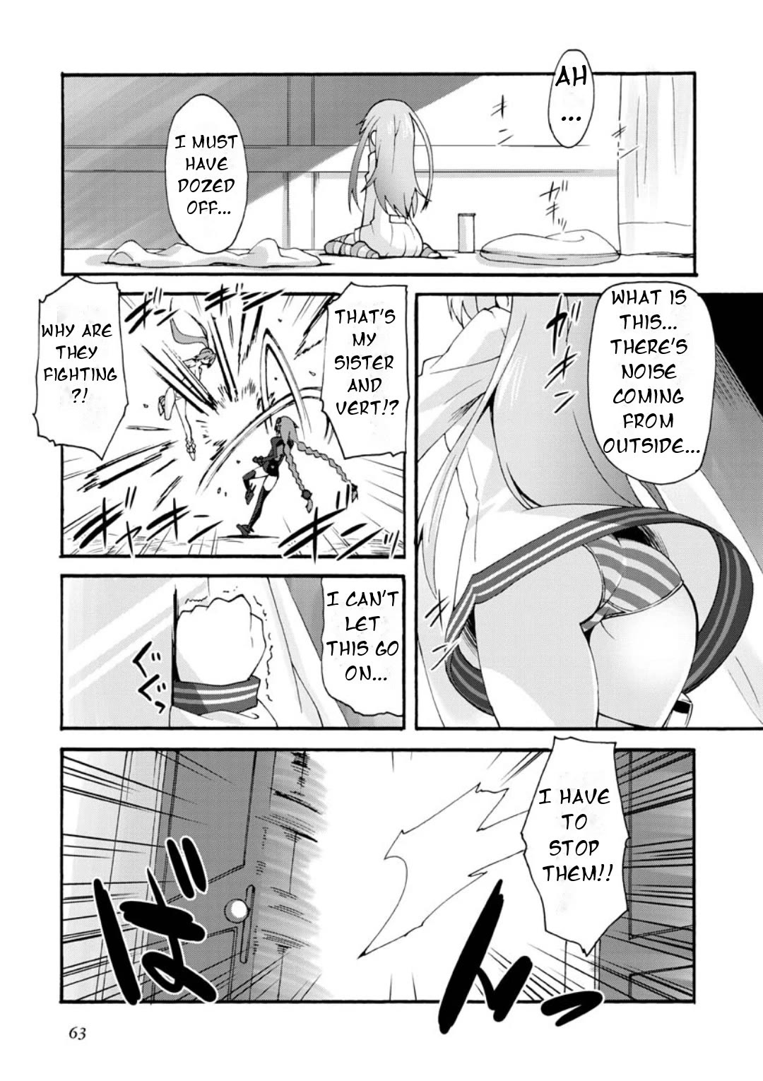 Choujigen Game Neptune: The Animation - Dengeki Comic Anthology Chapter 7 page 8 - Chapter 7: Of Love Between Sisters and Greenery