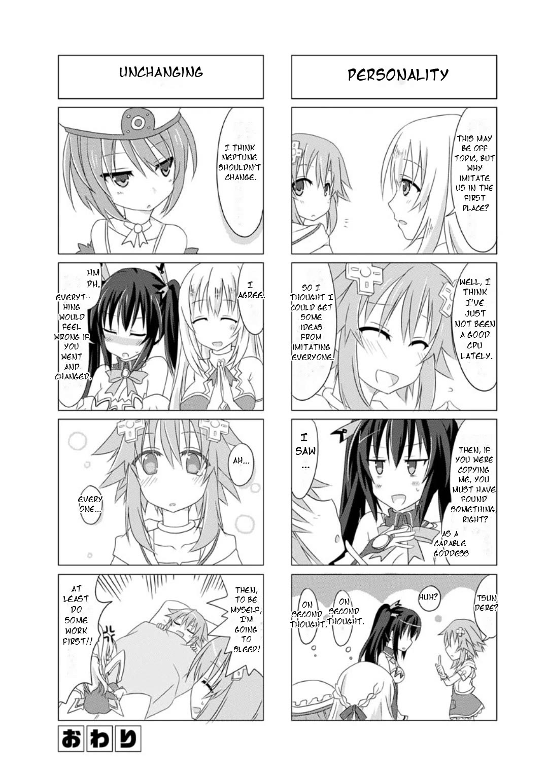 Choujigen Game Neptune: The Animation - Dengeki Comic Anthology Chapter 8 page 7 - Chapter 8: Goddesses of the Hyperdimension