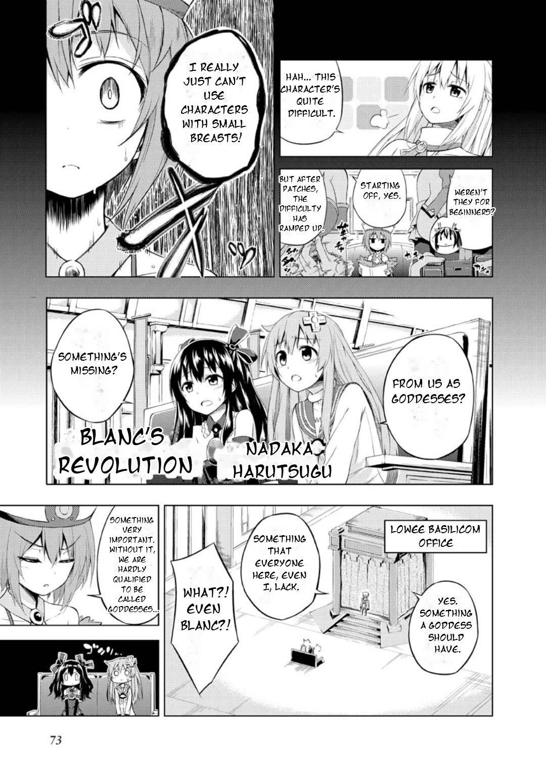 Choujigen Game Neptune: The Animation - Dengeki Comic Anthology Chapter 9 page 2 - Chapter 9: Blanc's Revolution