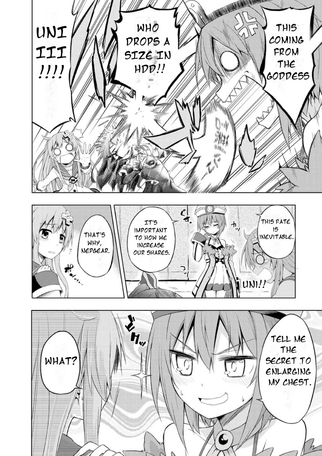 Choujigen Game Neptune: The Animation - Dengeki Comic Anthology Chapter 9 page 5 - Chapter 9: Blanc's Revolution