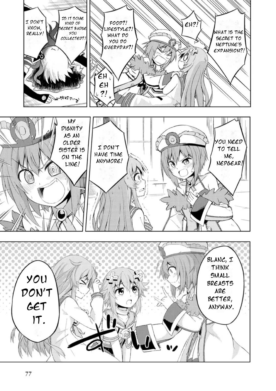 Choujigen Game Neptune: The Animation - Dengeki Comic Anthology Chapter 9 page 6 - Chapter 9: Blanc's Revolution