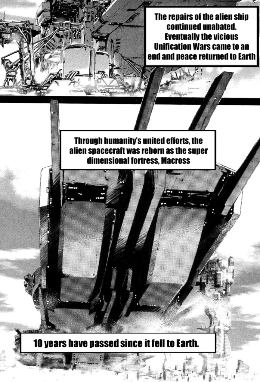 Choujikuu Yousai Macross: The First Chapter 1.1 page 21 - Vol.1 Chapter 1