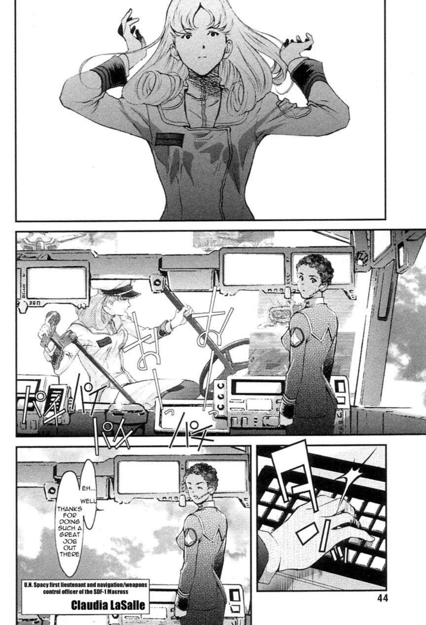 Choujikuu Yousai Macross: The First Chapter 1.1 page 44 - Vol.1 Chapter 1