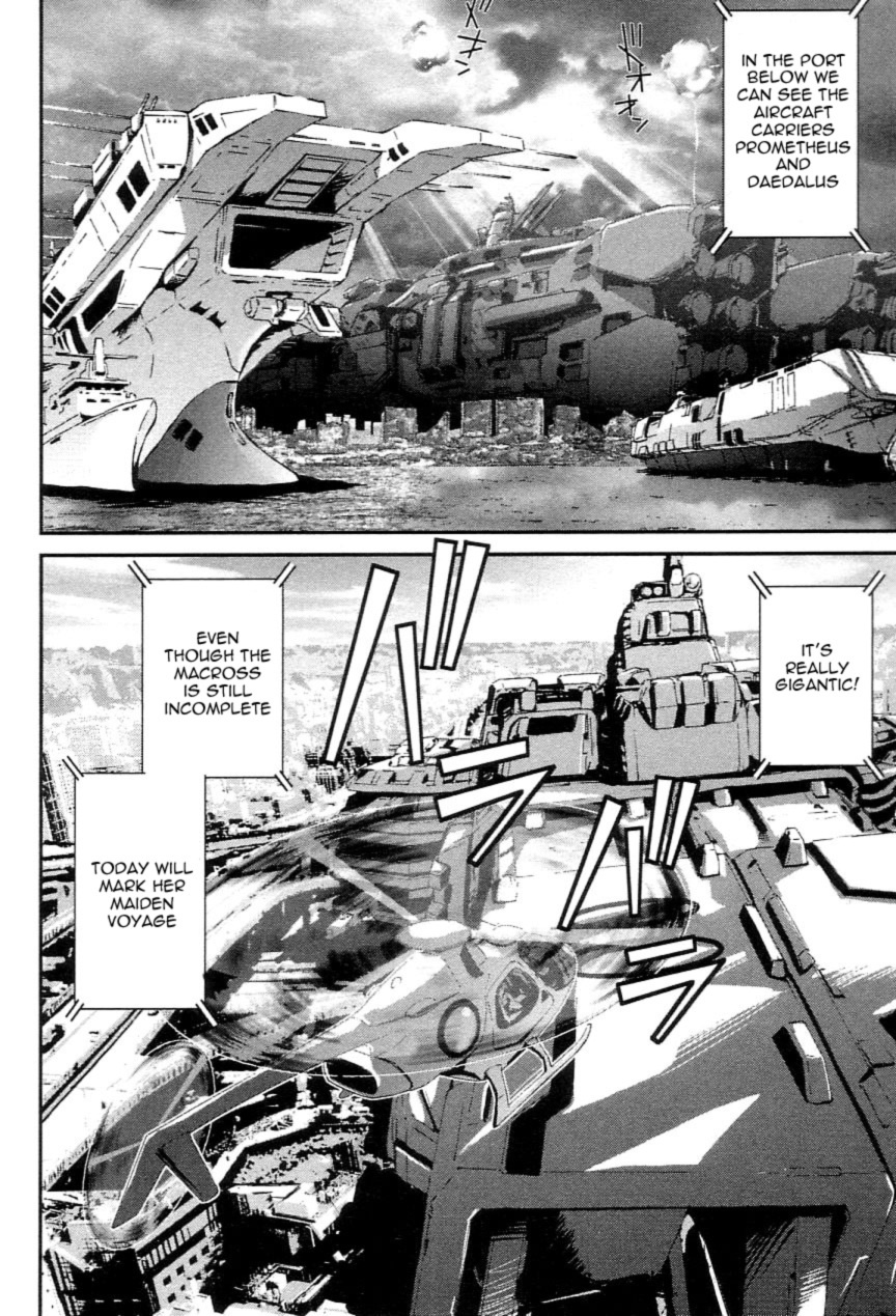 Choujikuu Yousai Macross: The First Chapter 1.1 page 9 - Vol.1 Chapter 1