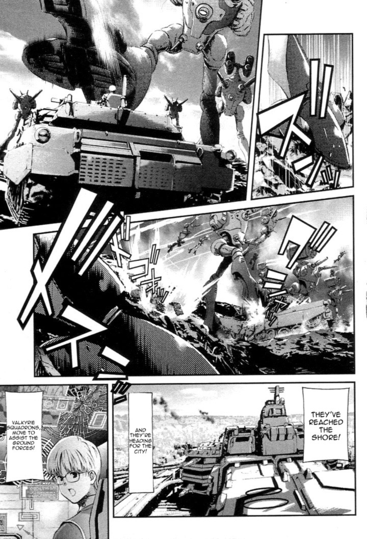 Choujikuu Yousai Macross: The First Chapter 1.2 page 34 - Vol.1 Chapter 2