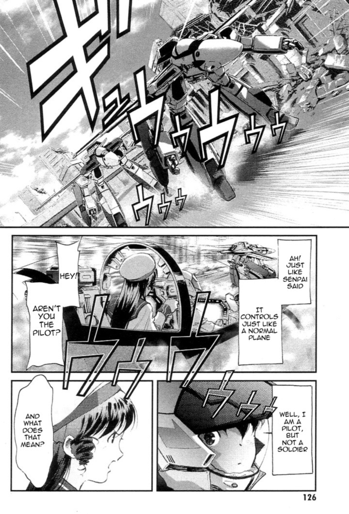 Choujikuu Yousai Macross: The First Chapter 1.2 page 35 - Vol.1 Chapter 2