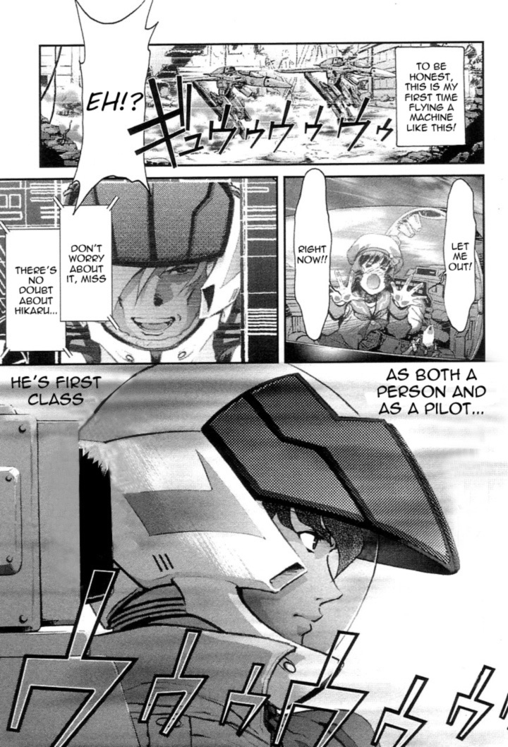 Choujikuu Yousai Macross: The First Chapter 1.2 page 36 - Vol.1 Chapter 2