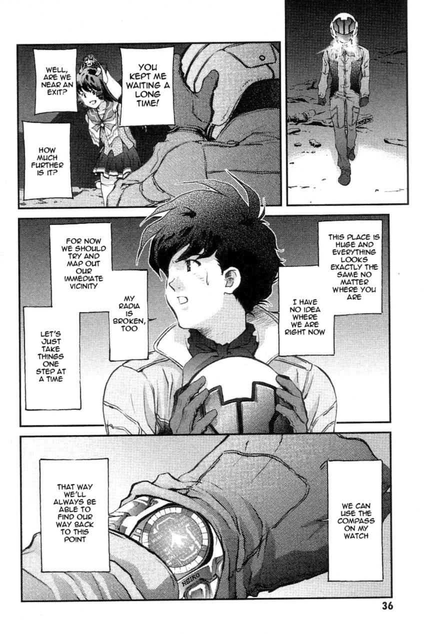 Choujikuu Yousai Macross: The First Chapter 2.3 page 35 - Vol.2 Chapter 3