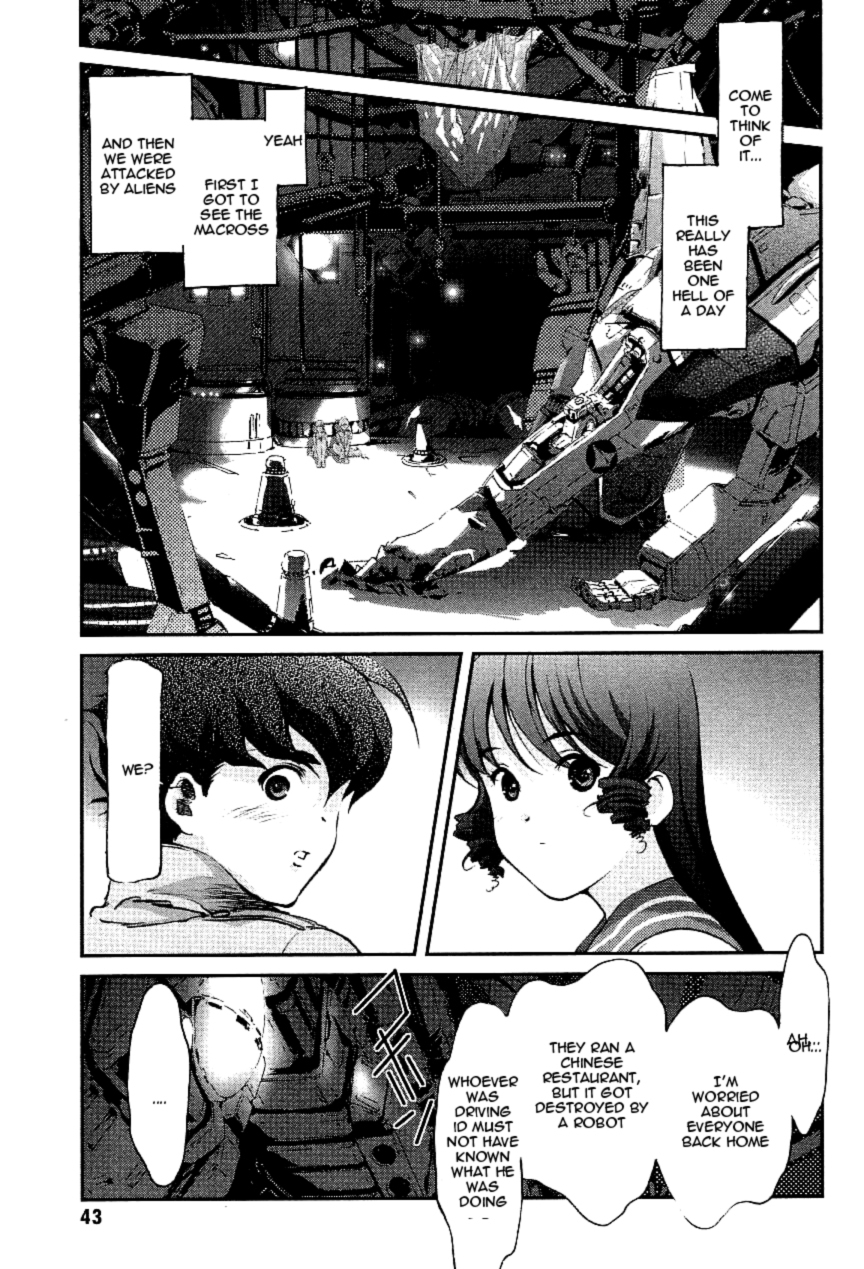 Choujikuu Yousai Macross: The First Chapter 2.3 page 42 - Vol.2 Chapter 3