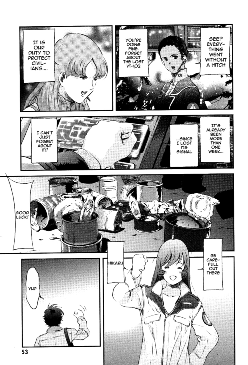 Choujikuu Yousai Macross: The First Chapter 2.3 page 51 - Vol.2 Chapter 3